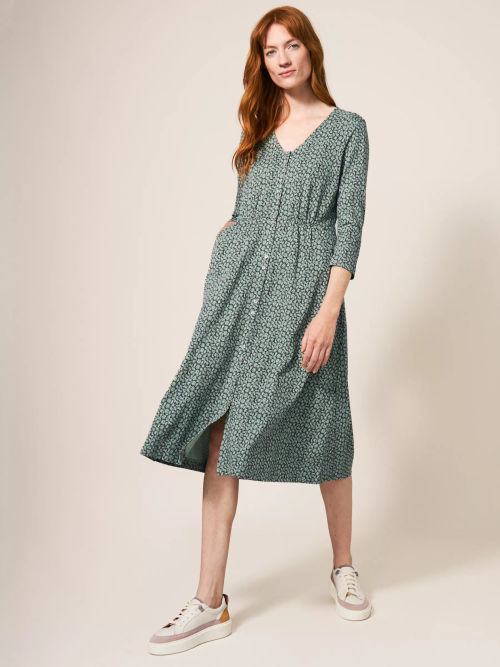 White Stuff Tallie Jersey Dress, Black at John Lewis & Partners