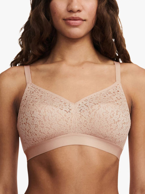 Triumph Doreen Non Wired Bra, Beige at John Lewis & Partners