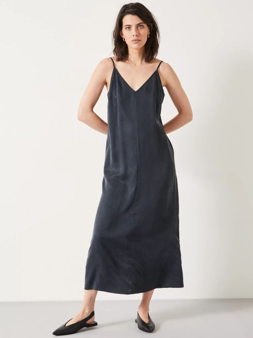 HUSH Eloise Slip Midi Dress,...