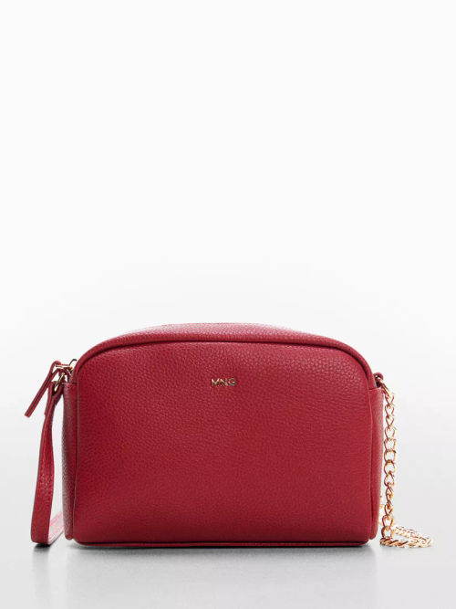 Mango Carmen Cross Body Bag, Medium Brown at John Lewis & Partners