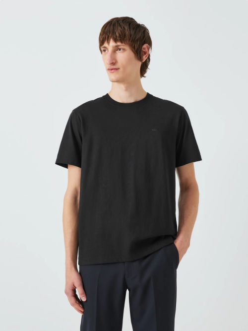 Calvin Klein Logo Cotton Pyjama T-Shirt, White at John Lewis & Partners