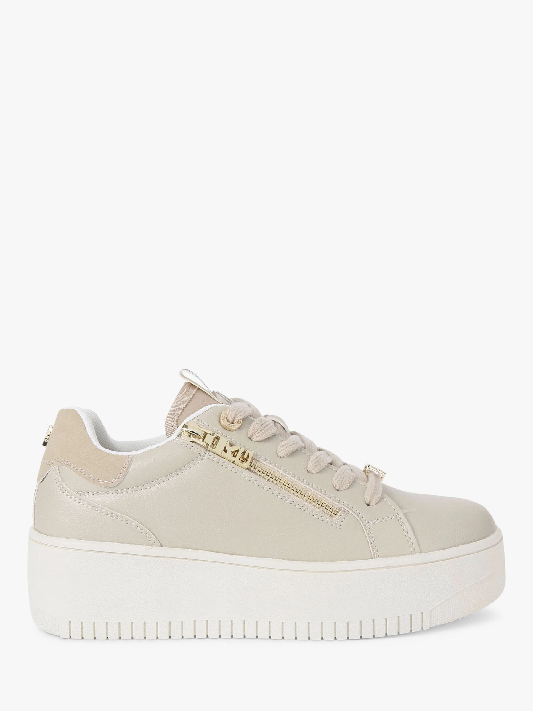 KG Kurt Geiger Leslie Side Zip Flatform Trainers 129.00