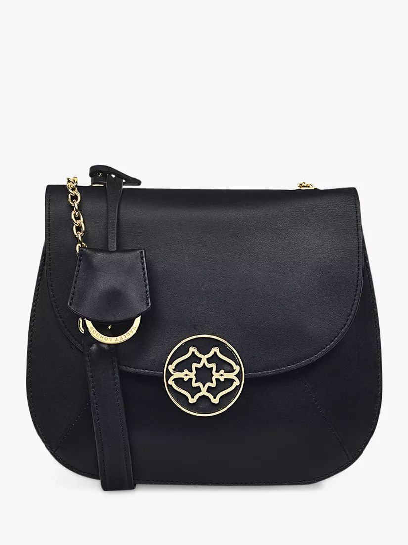 Radley Burton Way Small Leather Crossbody Bag Black 179.00