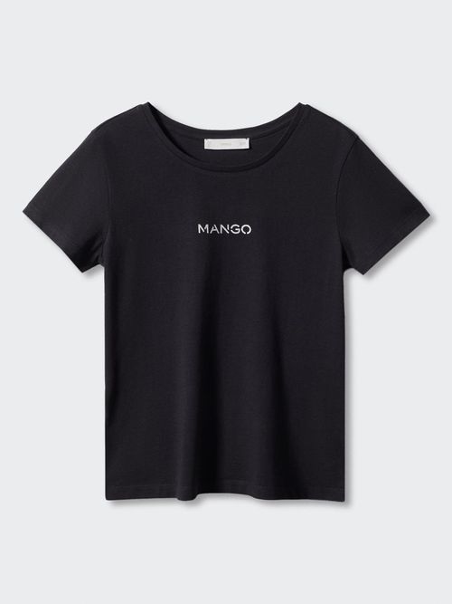 Mango Logo Cotton T-Shirt