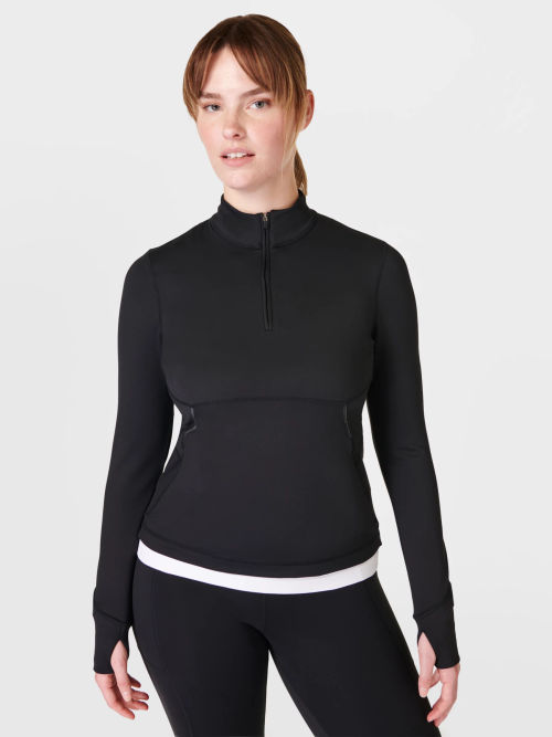 Sweaty Betty Therma Boost Half Zip Running Top, £110.00