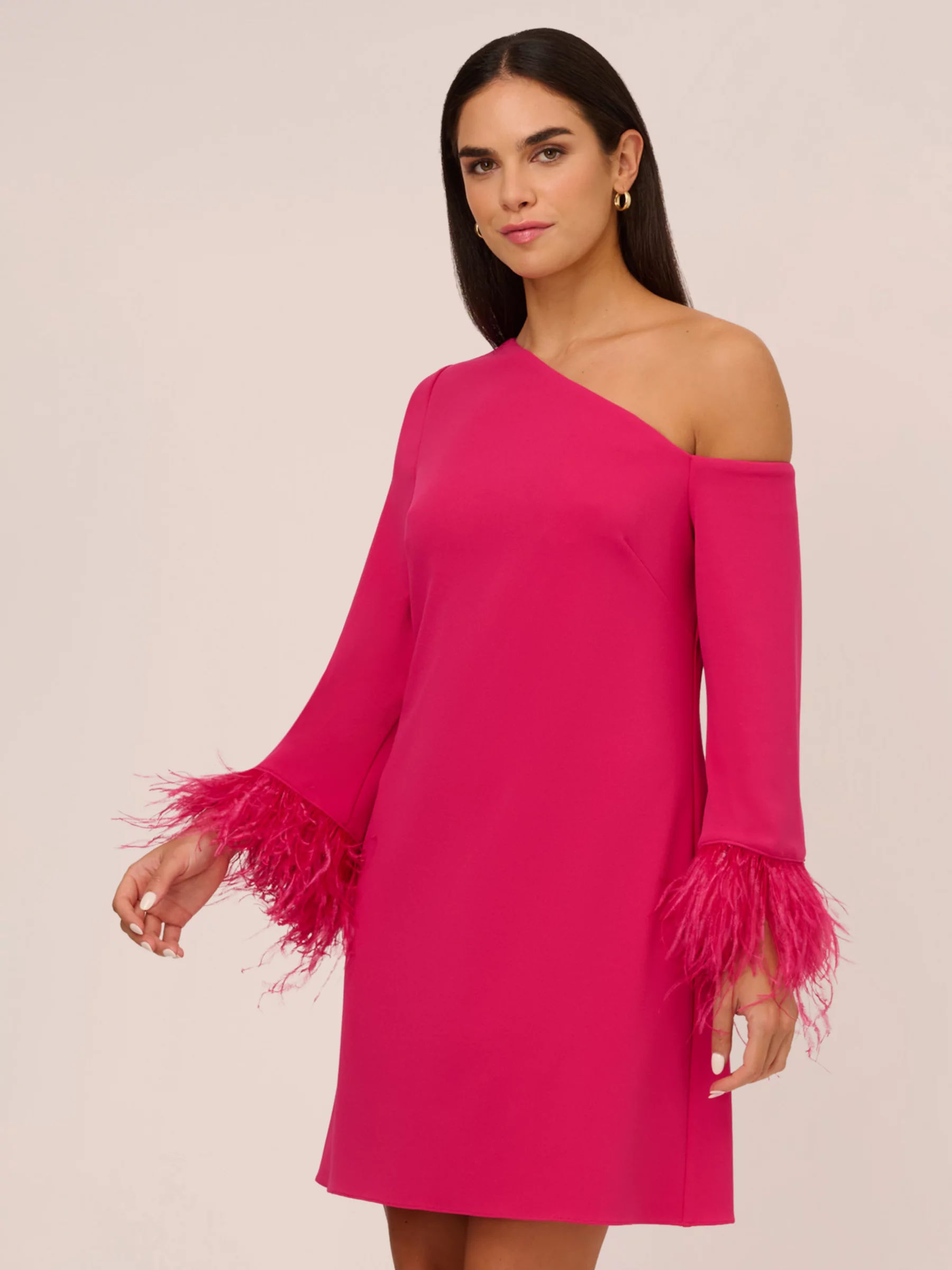 Adrianna Papell Aidan by Adrianna Papell Knit Crepe Cocktail Dress