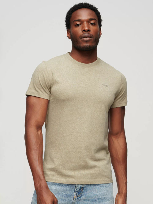 Superdry Vintage Athletic Long Sleeve T-Shirt, Grey at John Lewis & Partners