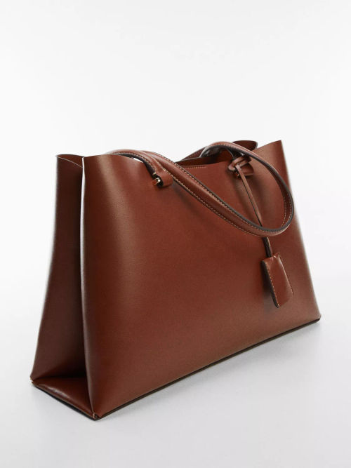 Mango Buckle Detail Cross Body Bag, Brown, Brown at John Lewis