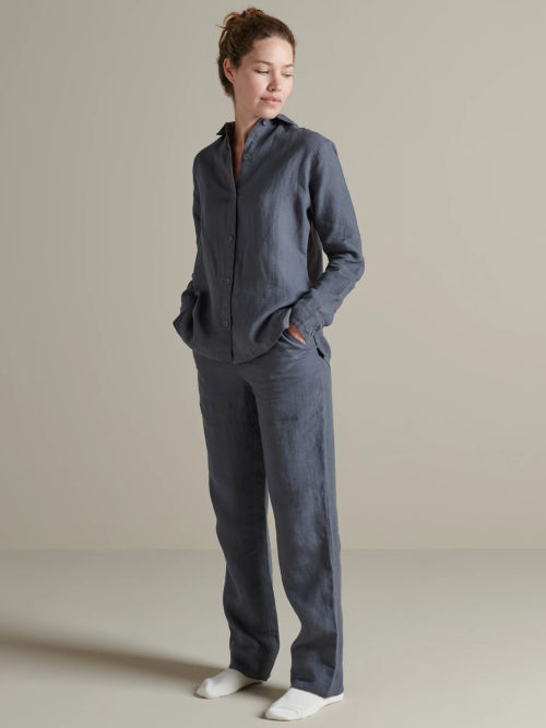 Washed Linen Pajamas