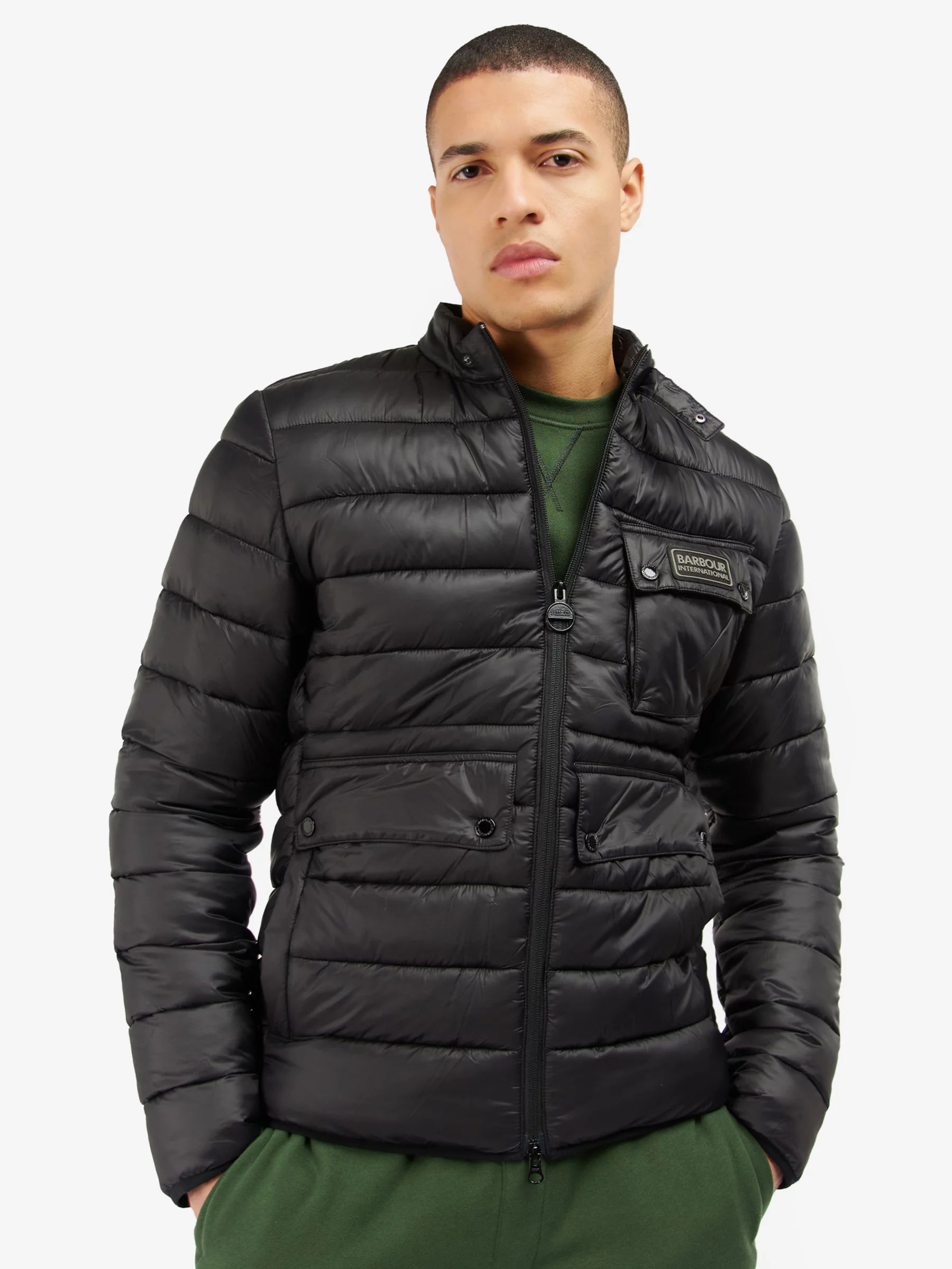 Barbour chain deals baffle quilted jacket