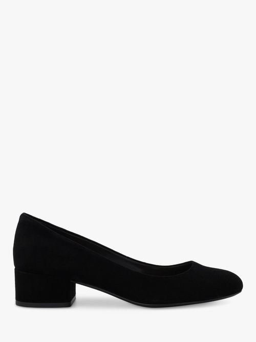 Dune Bracket Block Heel Suede...