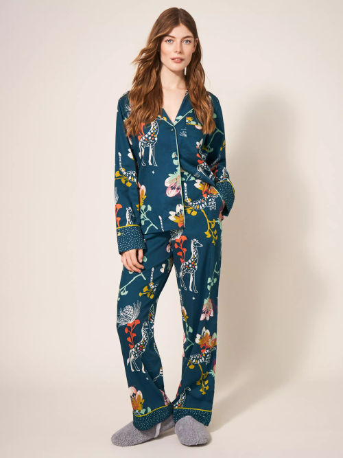 Pajama Set For Women Hooded Long Sleeve with Zipper Soft