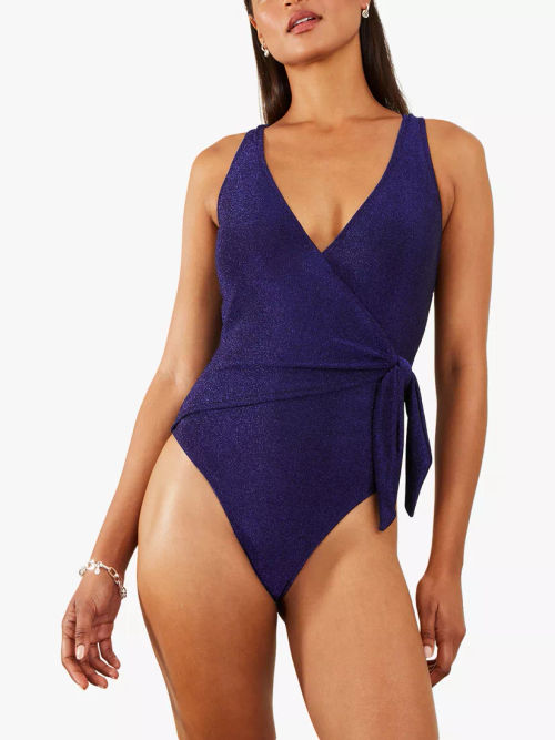 Reiss Isabel Plunge Neck Swimsuit