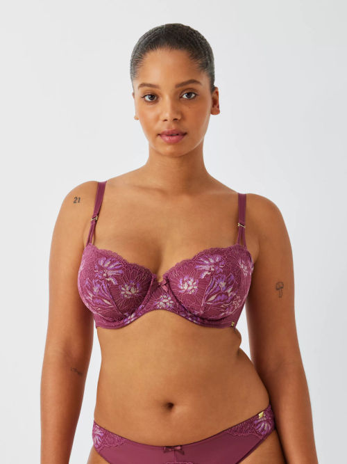 Freya Starlight Balcony Bra, White at John Lewis & Partners