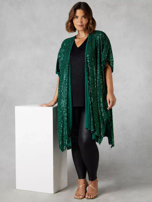 Live Unlimited Curve Sequin Legging, Black at John Lewis & Partners