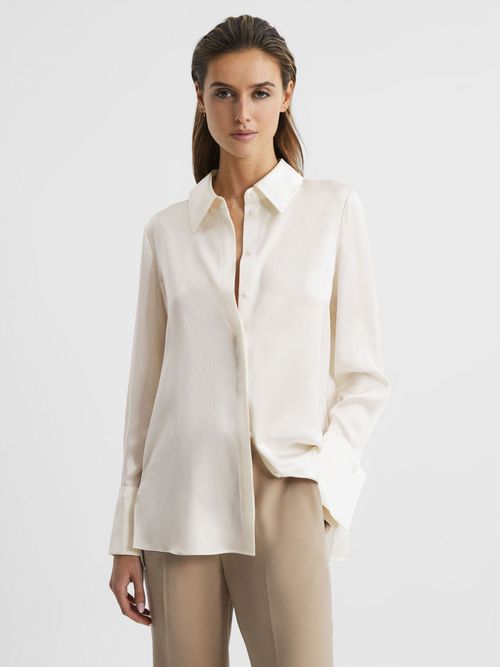 Long Sleeve Silk Shirt