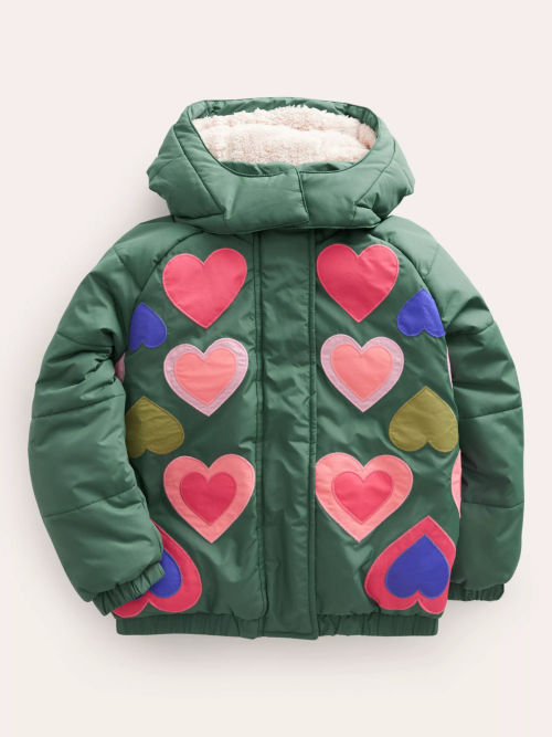 JOHN LEWIS Stars Padded Parka in Multi