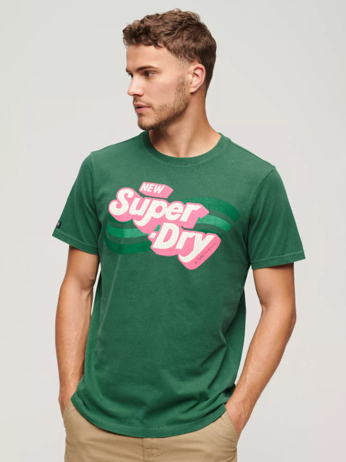 Superdry 70´S Retro Font Logo Short Sleeve Round Neck T-Shirt