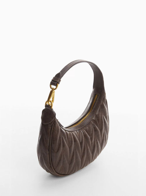 Mango Buckle Detail Cross Body Bag, Brown, Brown at John Lewis