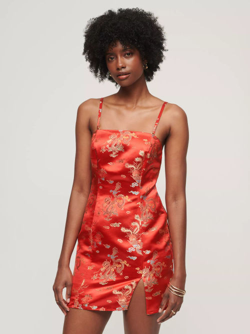 Superdry Brocade Mini Dress