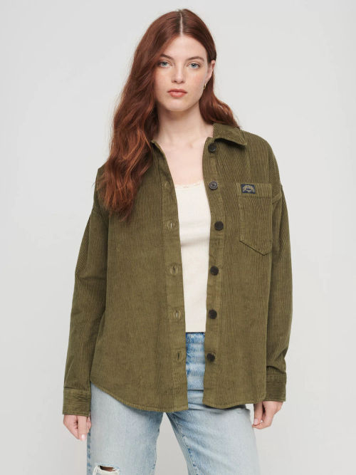 SUPERDRY Superdry x Ringspun - Journey Overshirt in Green