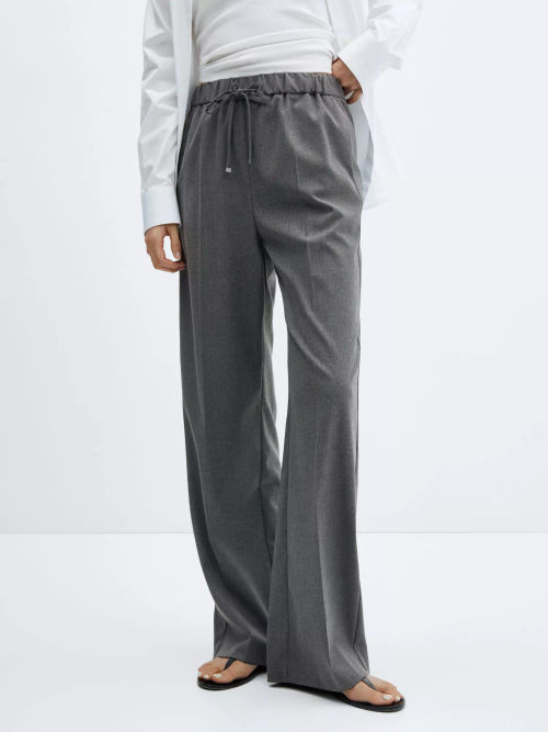 Mango Wide Leg Trousers