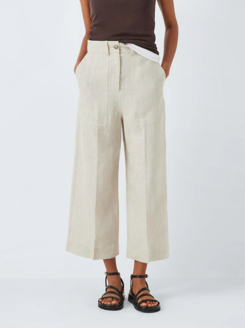 John Lewis Cropped Linen...