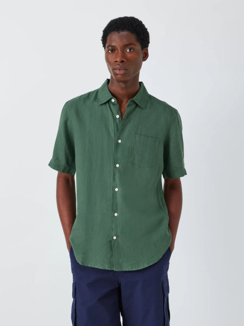 John Lewis Linen Short Sleeve...