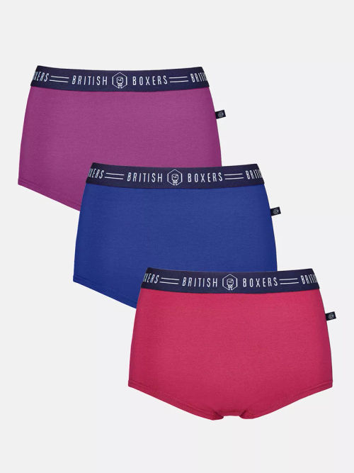 Passionata Brooklyn Hipster Knickers, Purple at John Lewis & Partners