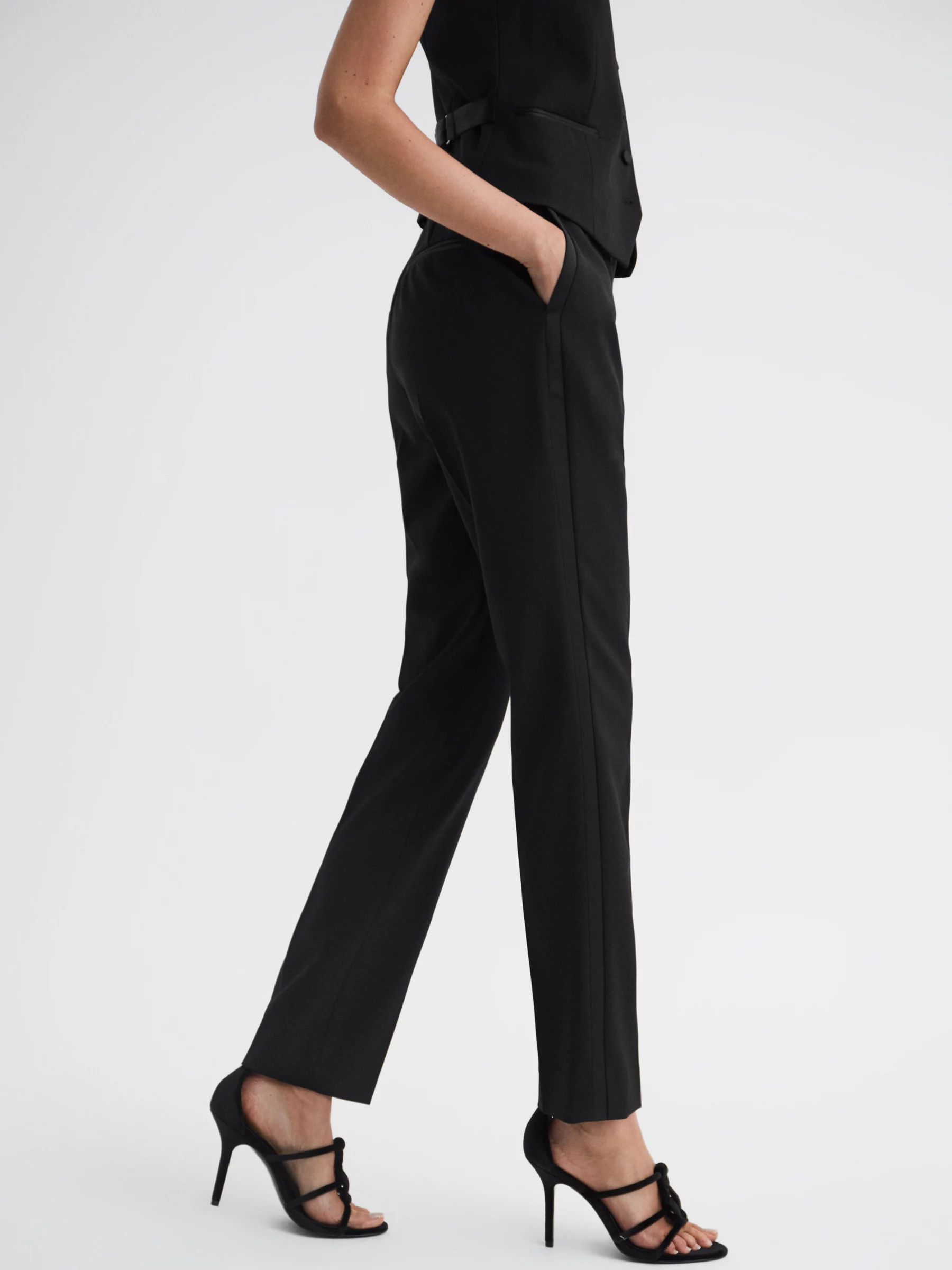 Gucci Striped-sides Satin Trousers in Black for Men | Lyst