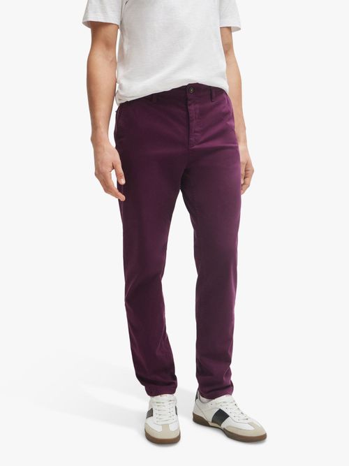 BOSS Cotton Tapered Chinos