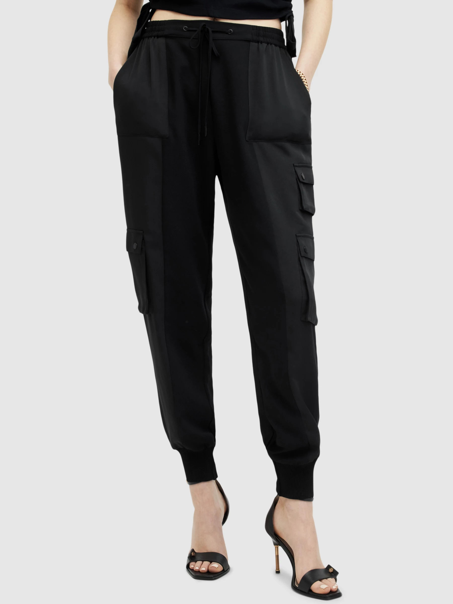 SLIMMING PULL ON PANTS in Black | VENUS