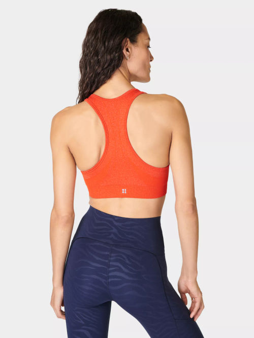 Sweaty Betty Zola Seamless Sports Bra, Black at John Lewis & Partners