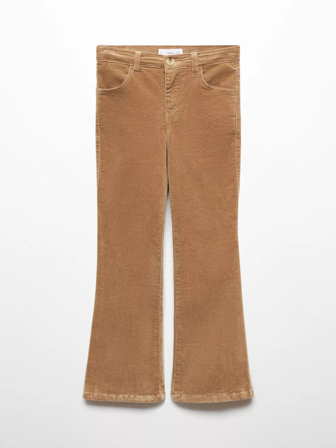 Straight velvet trousers | MANGO