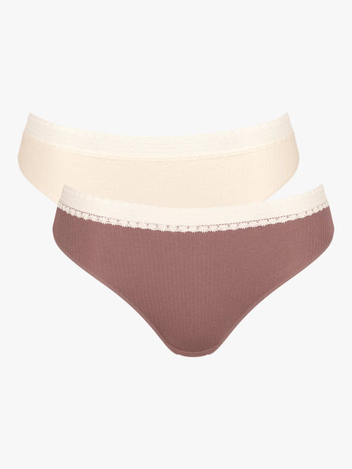 sloggi Tai Briefs, Pack of 3, White at John Lewis & Partners