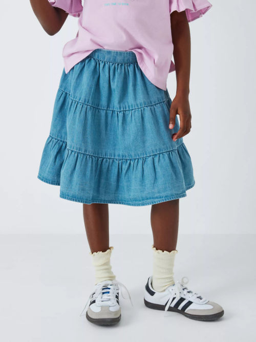 John Lewis Kids' Tiered Denim...