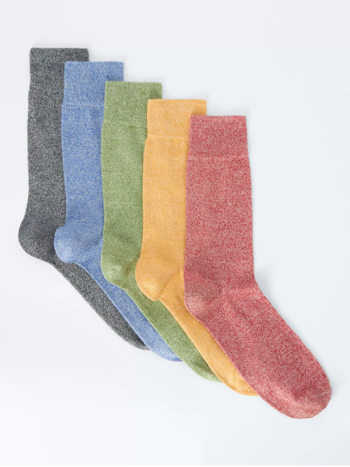 John Lewis Twist Plain Socks,...