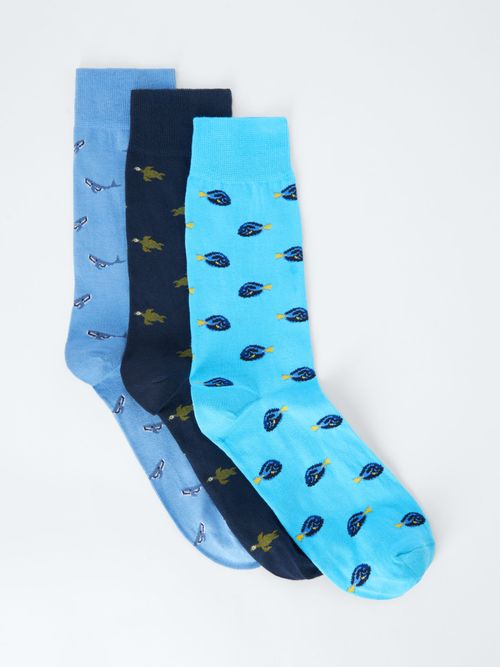 John Lewis Sea Life Socks,...