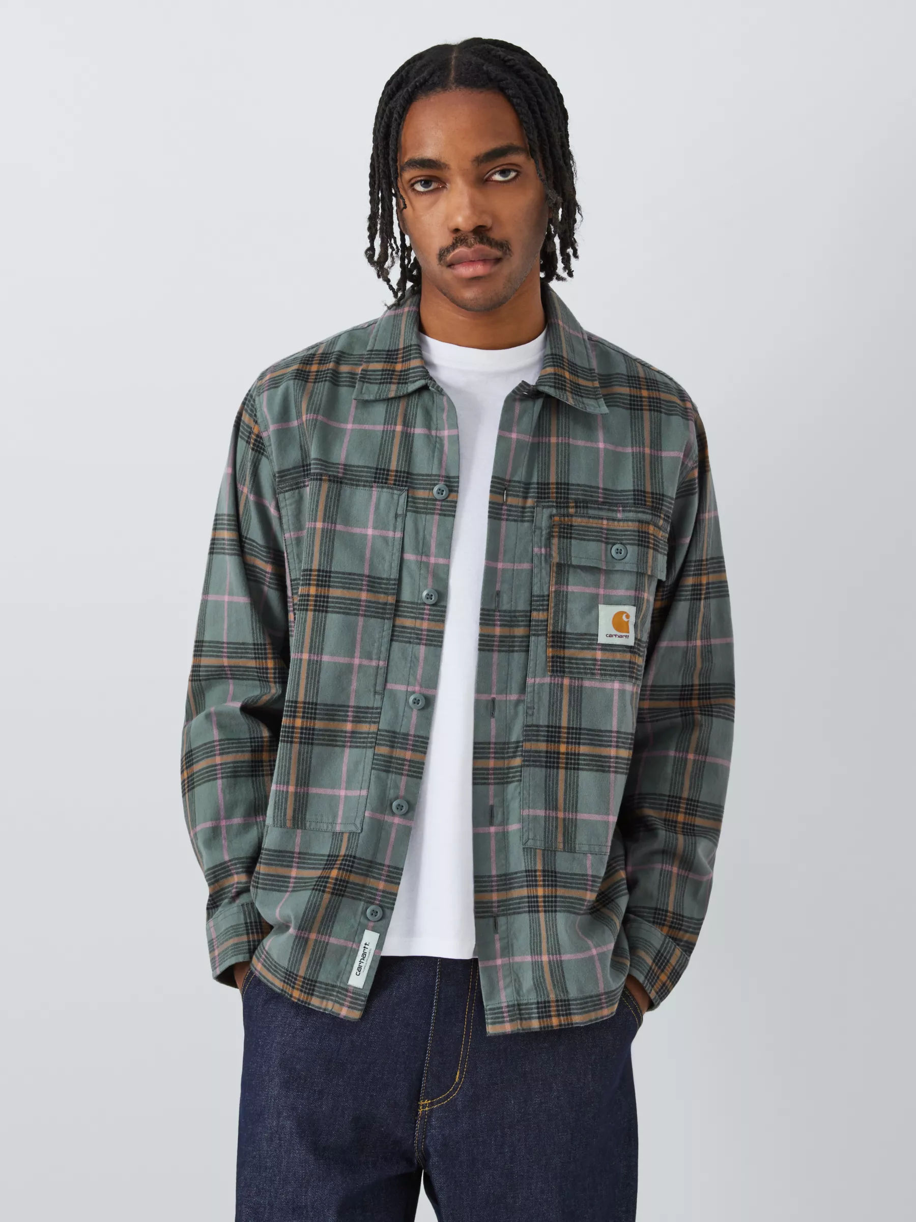 Carhartt WIP Merton Check Shirt Jacket Colza Yellow Compare