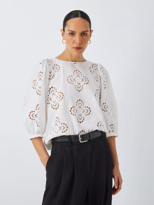 John Lewis Cutwork Blouse