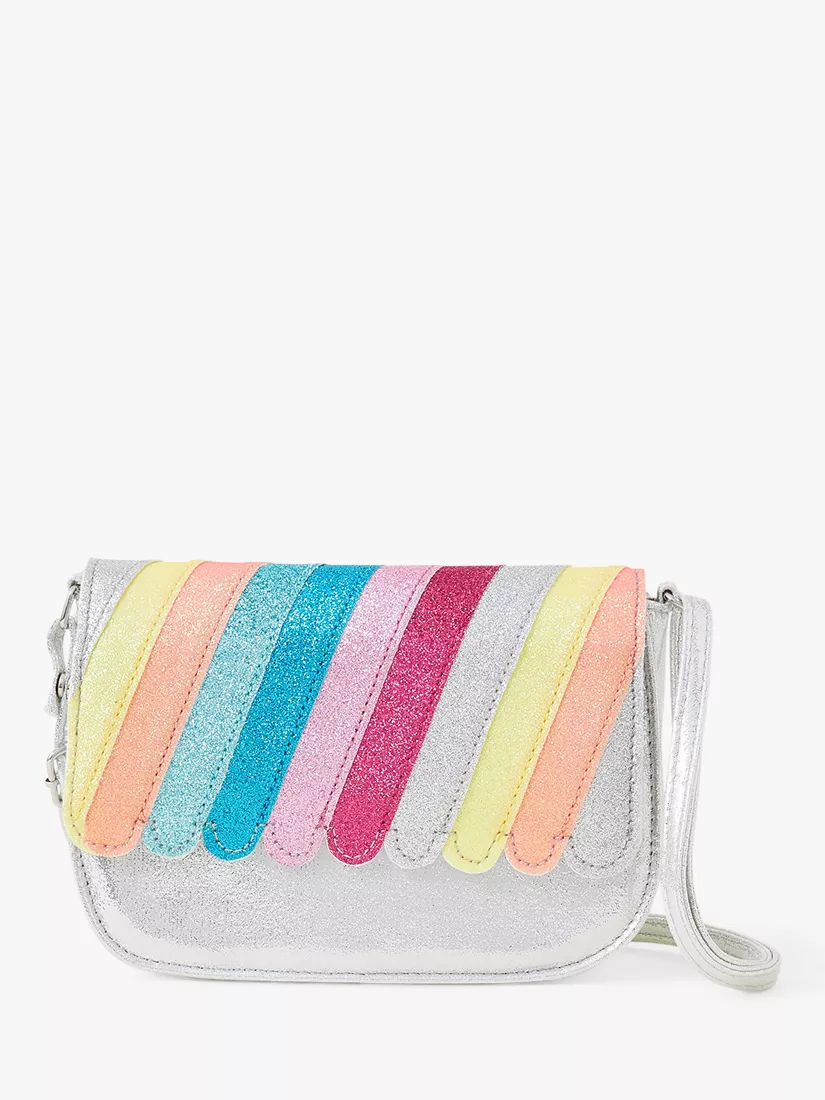 Accessorize rainbow store bag