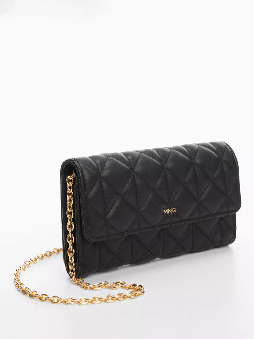 Mango Quark Quilted Crossbody...