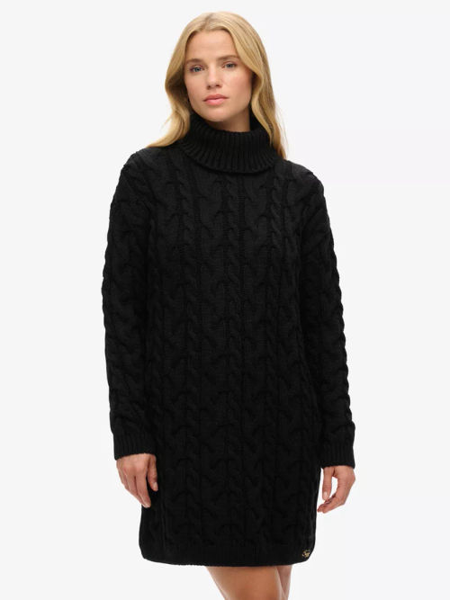 Superdry Roll Neck Cable Knit...