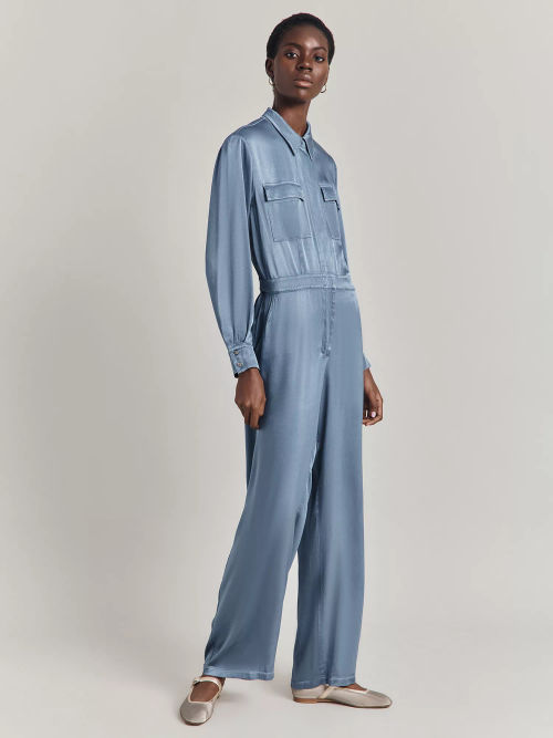 Ghost Janine Satin Jumpsuit