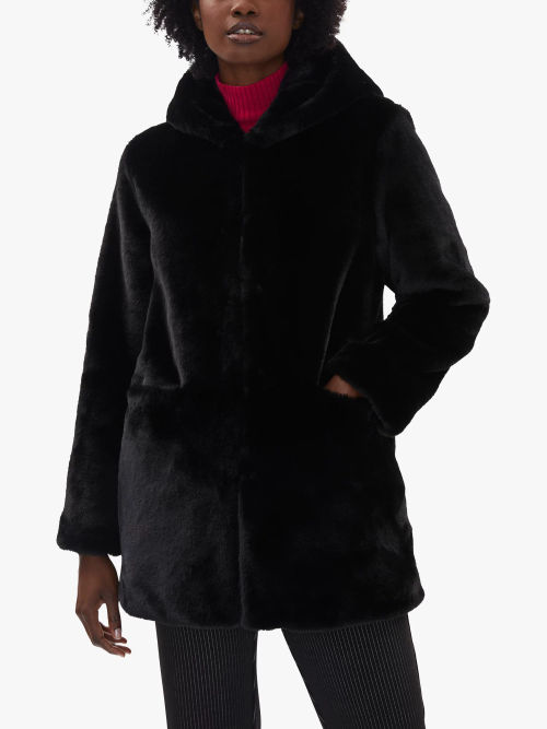 James Lakeland Faux Fur Coat,...