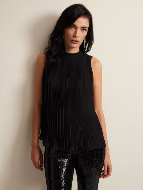 Phase Eight Nina Pleated Top