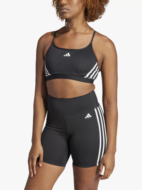 adidas Brassière adidas Aeroreact Training Light-Support 3-Stripes