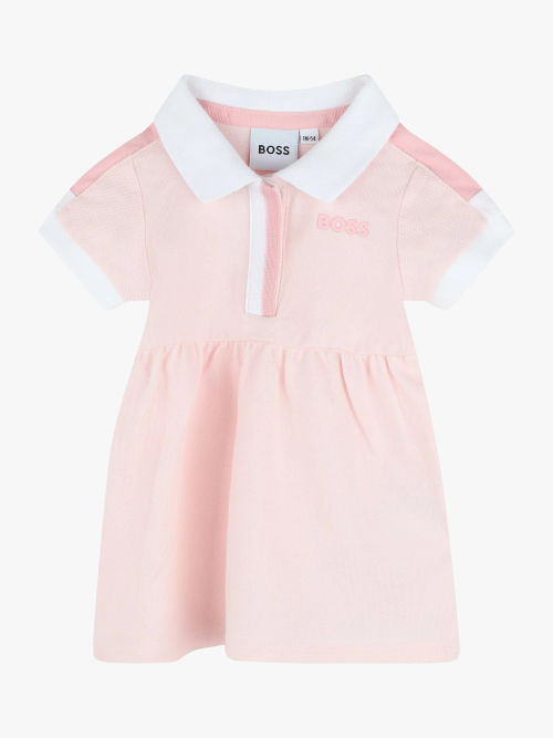 BOSS Baby Polo Dress, Pink