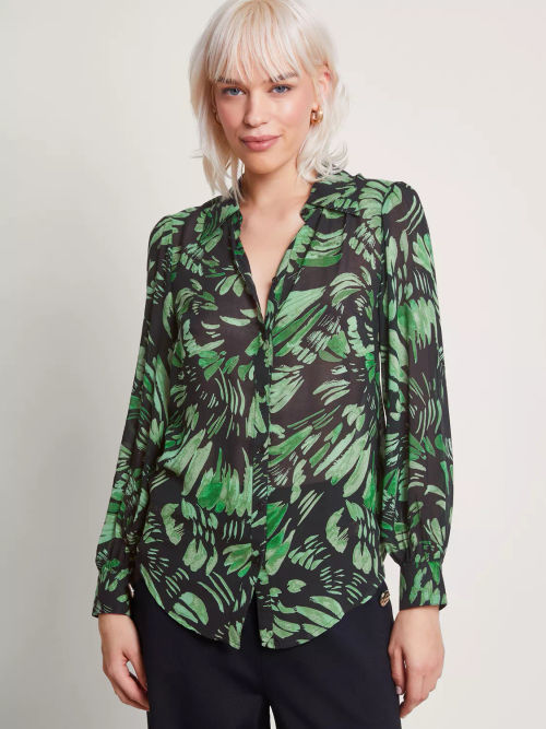 Monsoon Ophelia Sheer Printed...