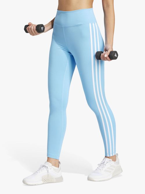 Train Essentials 3-Stripes High-Waisted 7/8 Leggings